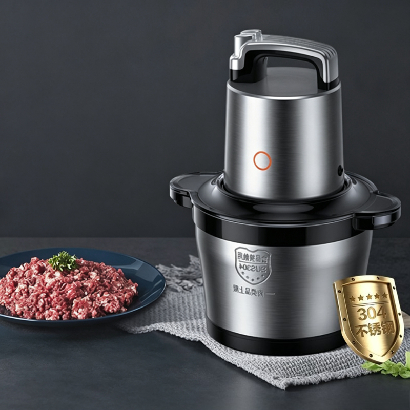 Food Processor Large - Электрическая мясорубка 5 л из нержавеющей